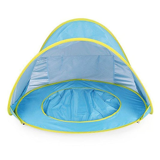 Modern Baby Pop-Up Beach Tent with Pool - Easy Setup Sun Shade for Babies