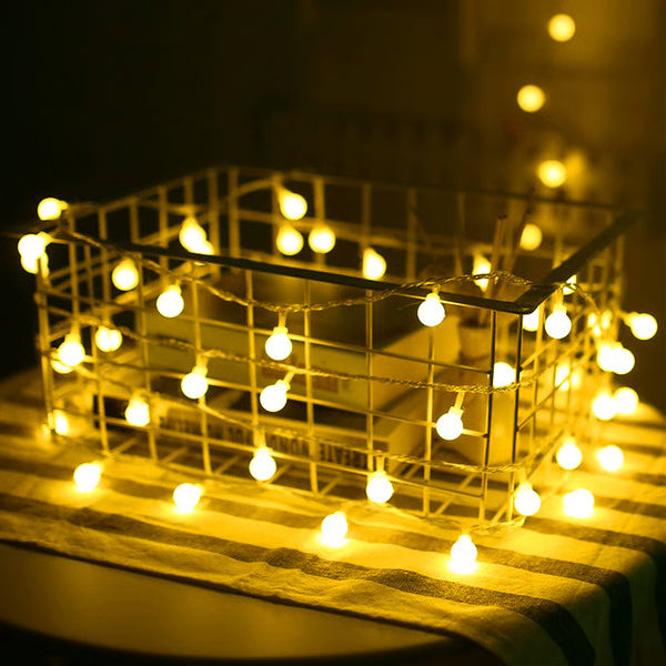 LED Ball String Lights For Indoor & Outdoor Décor