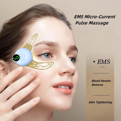 Under Eye Wrinkle Remover EMS Eye Patch, Lifting Eye Massager for Puffiness, Dark Circles & Collagen Production