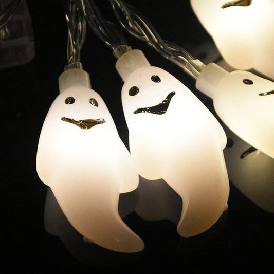 Spooky Halloween Ghost String Lights - LED Night Light