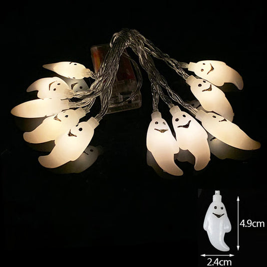 Spooky Halloween Ghost String Lights - LED Night Light