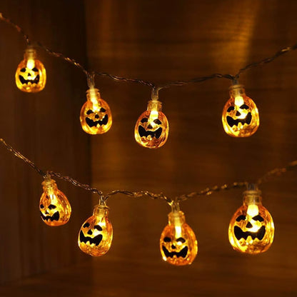 LED Halloween Pumpkin String Lights