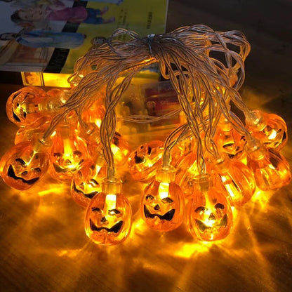 LED Halloween Pumpkin String Lights