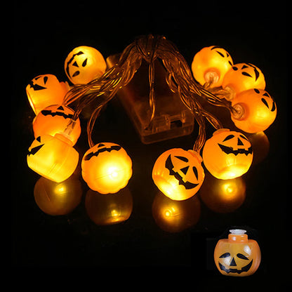 LED Halloween Pumpkin String Lights